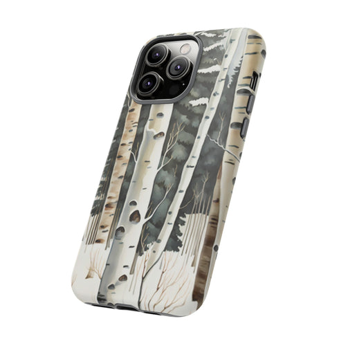Winter Aspen Trunks - Impact Resistant Phone Case